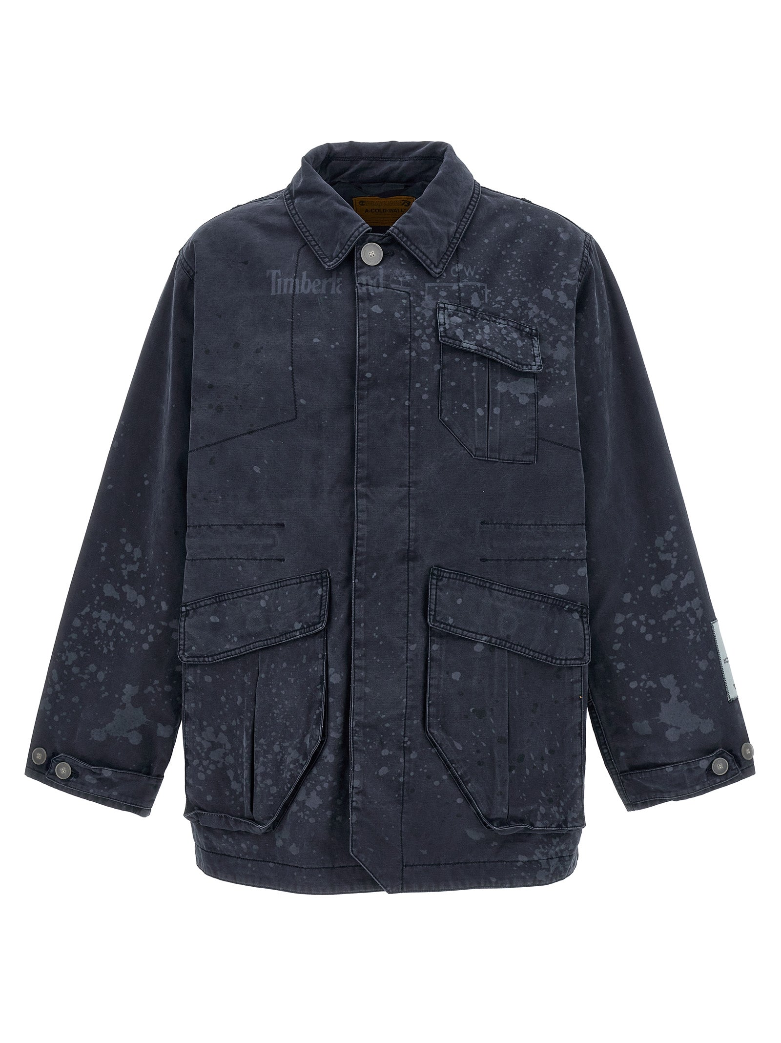 Timberland® x Samuel Ross Future73 jacket Blue Cotton Down Jacket, Parka, Casual
