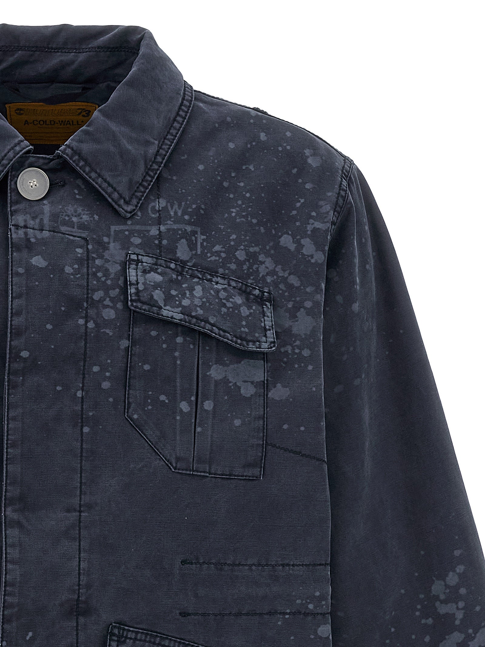 Timberland® x Samuel Ross Future73 jacket Blue Cotton Down Jacket, Parka, Casual