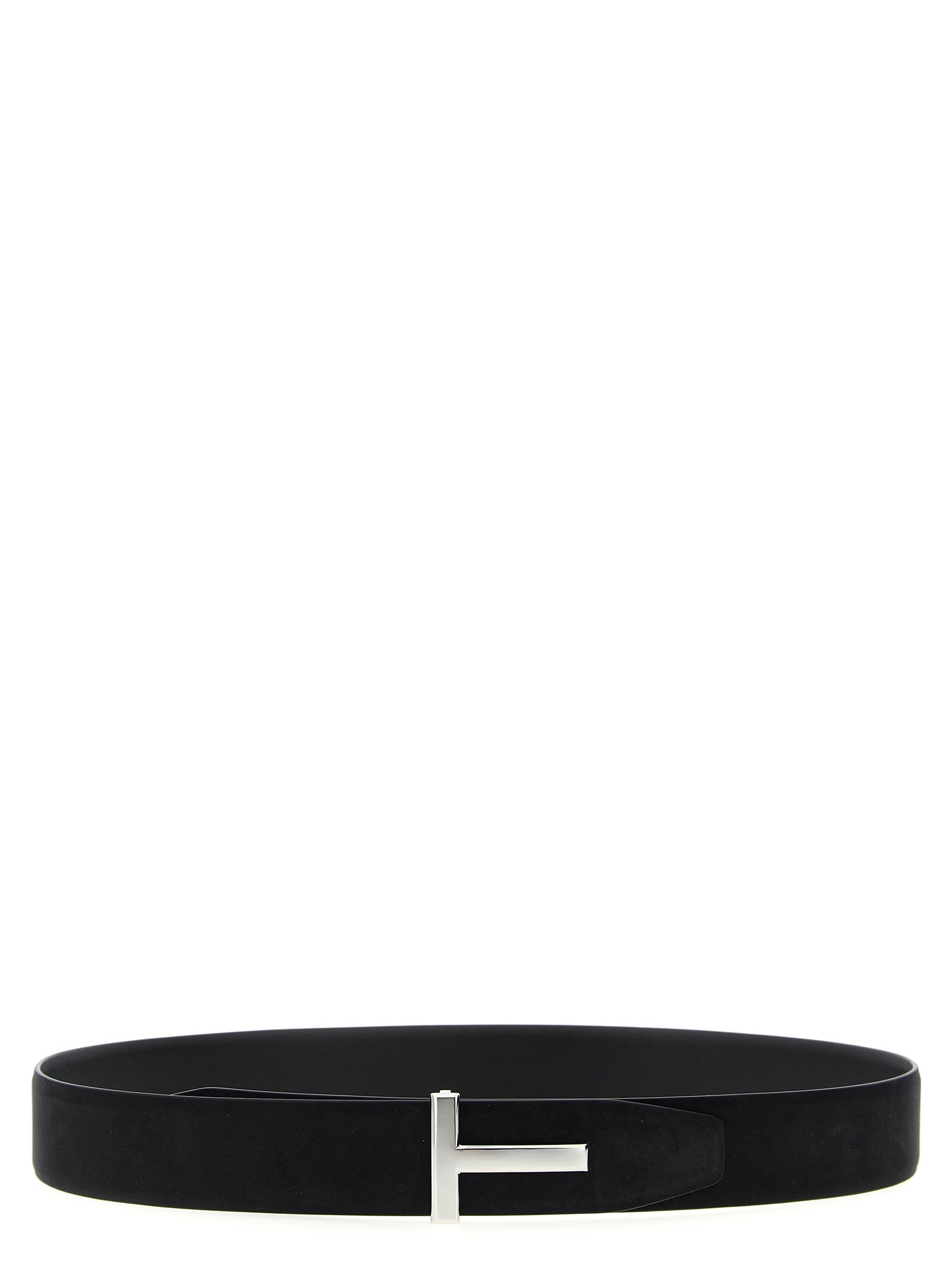 T reversible belt Black Calfskin Leather (bos Taurus)