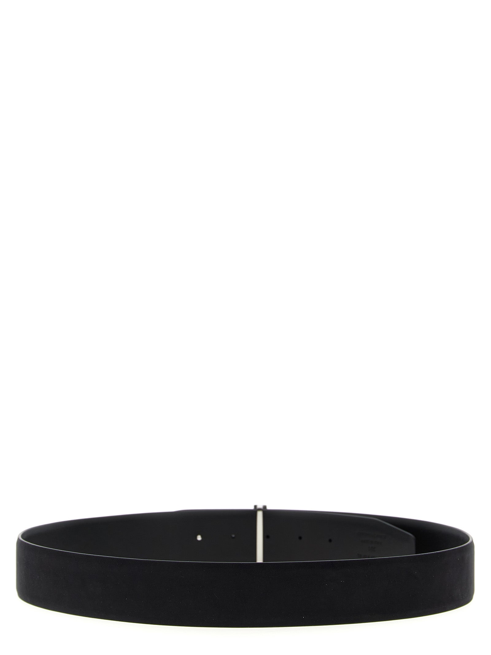 T reversible belt Black Calfskin Leather (bos Taurus)