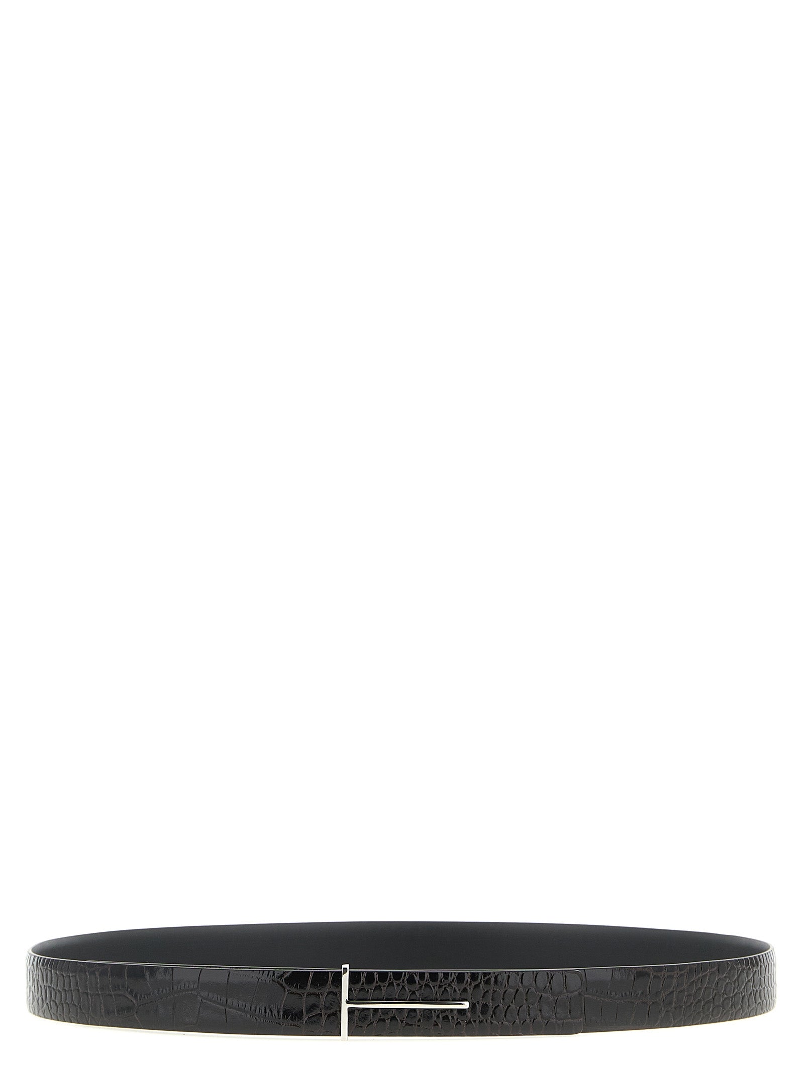 Slim T reversible belt Multicolor Leather