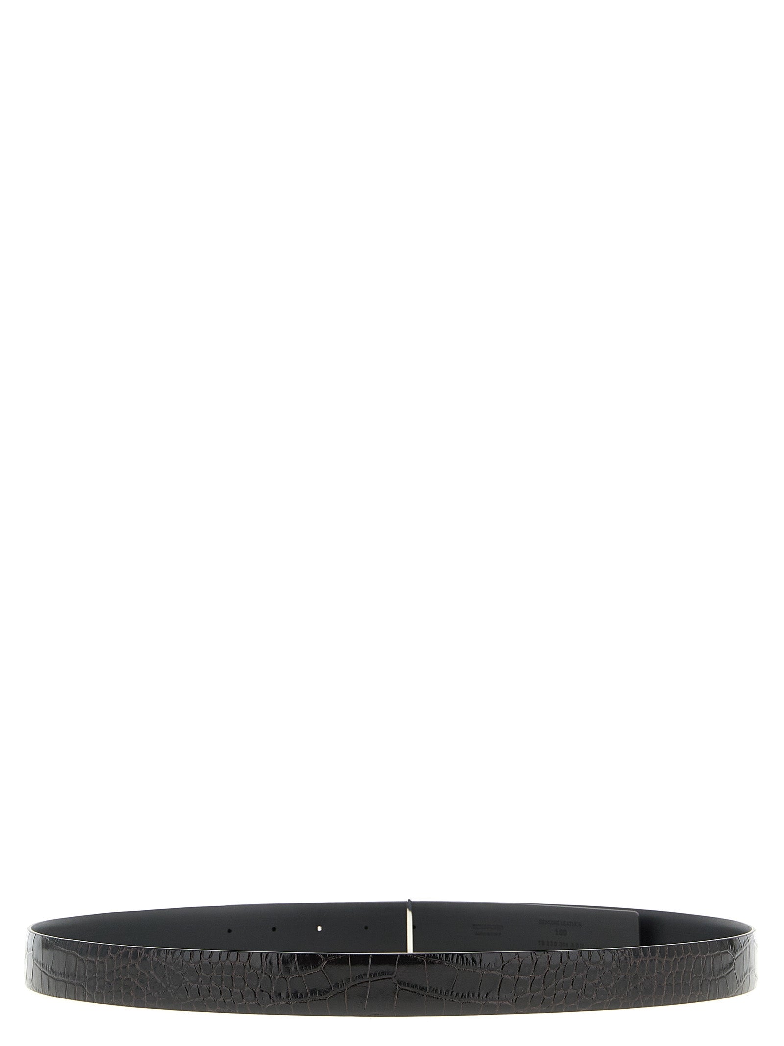 Slim T reversible belt Multicolor Leather
