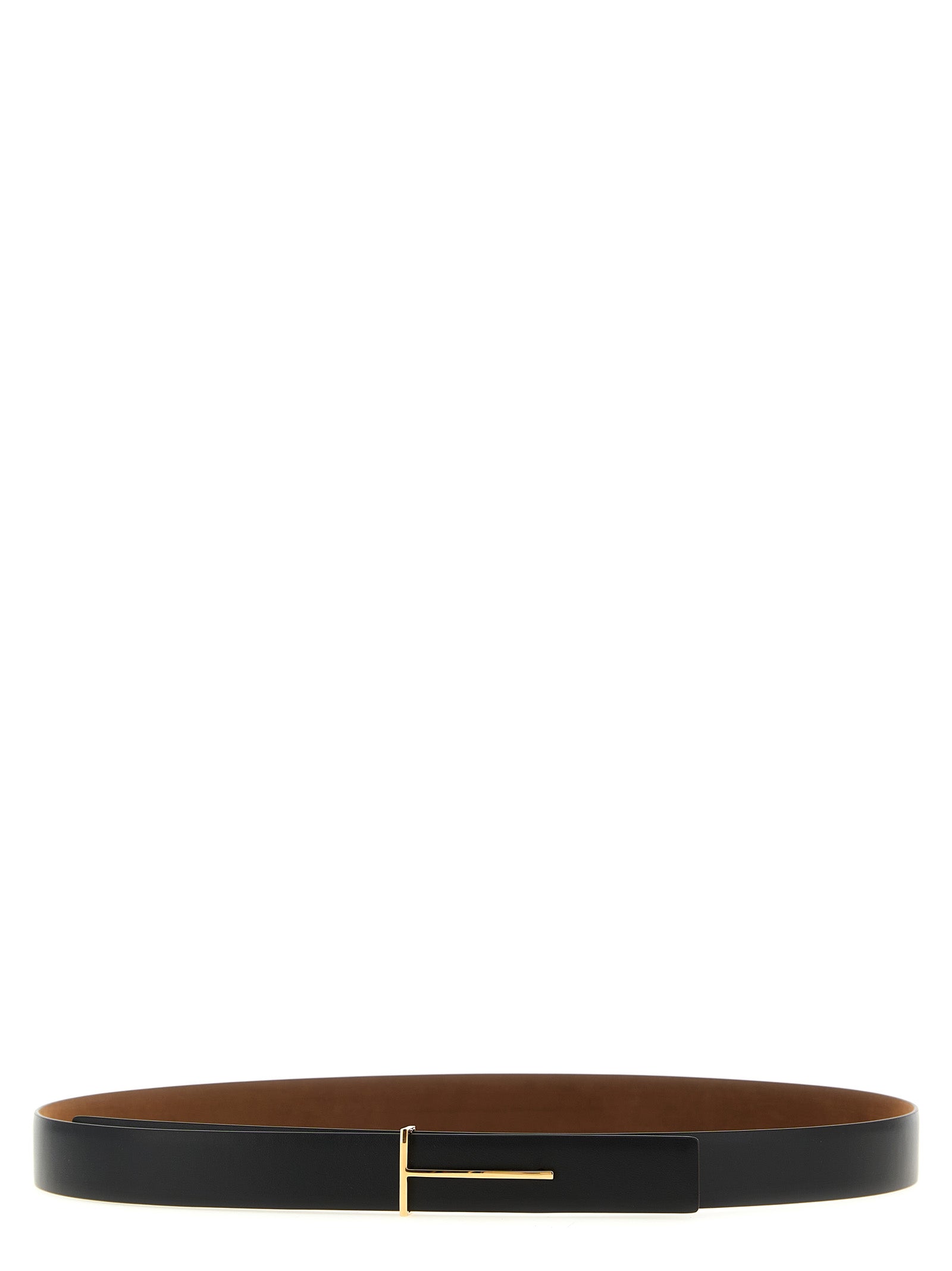 Slim T reversible belt Multicolor Calfskin Leather (bos Taurus)