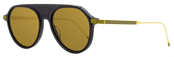 Thom Browne TB809 Acetate/Titanium sunglasses in gold
