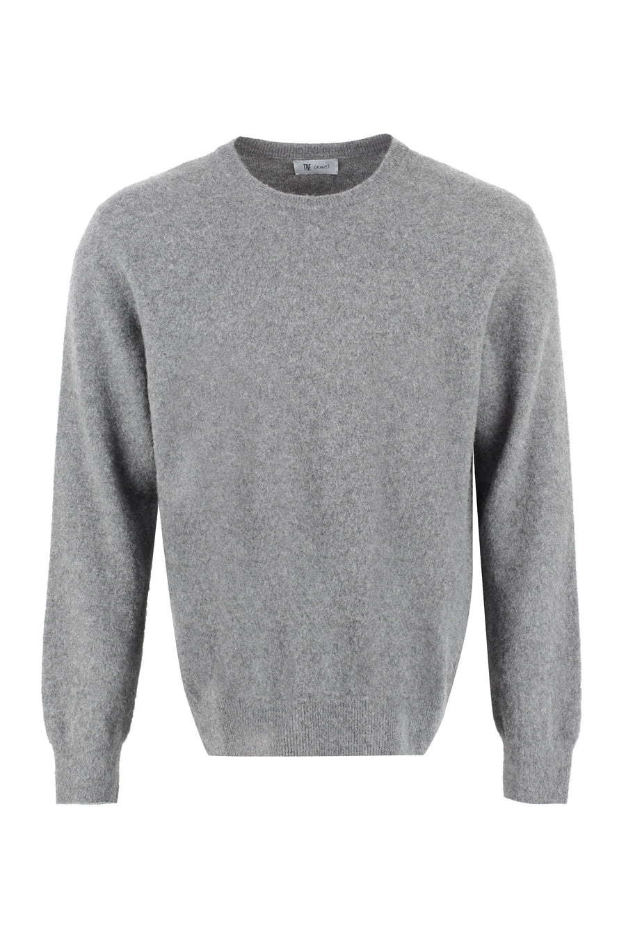 Wool And Cashmere Pullover Grey Lambswool Sweatshirts