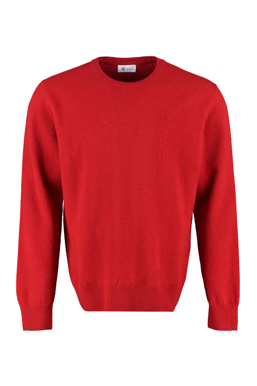Wool And Cashmere Pullover Red Lambswool Sweatshirts