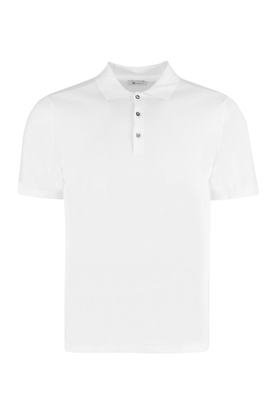 Polo Shirt Cotton Knit Optical White