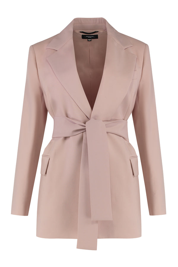 Blazer Teso Powder Pink Virgin Wool Blazers