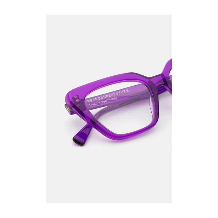 Retrosuperfuture NUMERO 122 PURPLE Viola Acetate Occhiali Da Vista