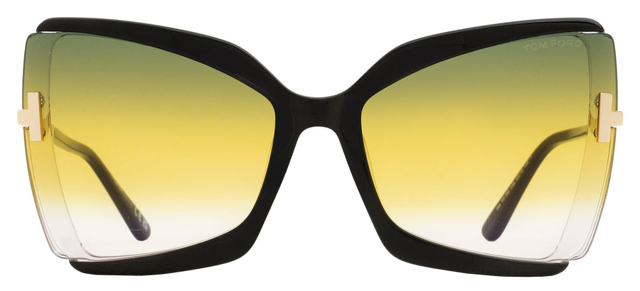 Tom Ford TF766 Acetate/Metal sunglasses in black