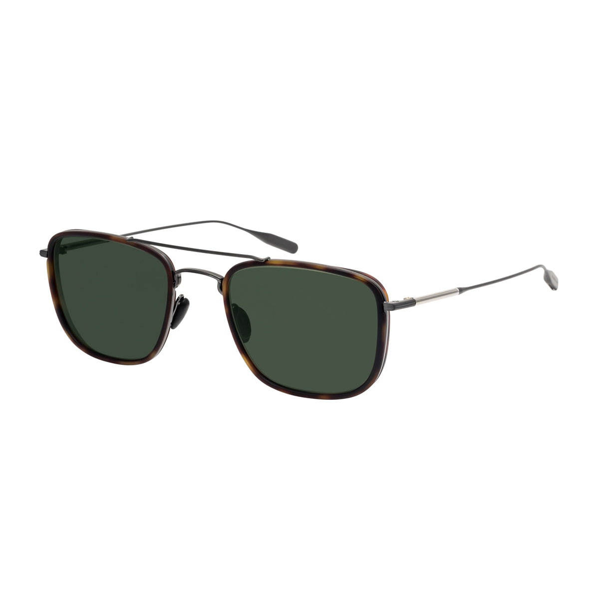 Masunaga Dizzy S39 Black -Brown -Green Marrone Titanium/acetate Occhiali Da Sole