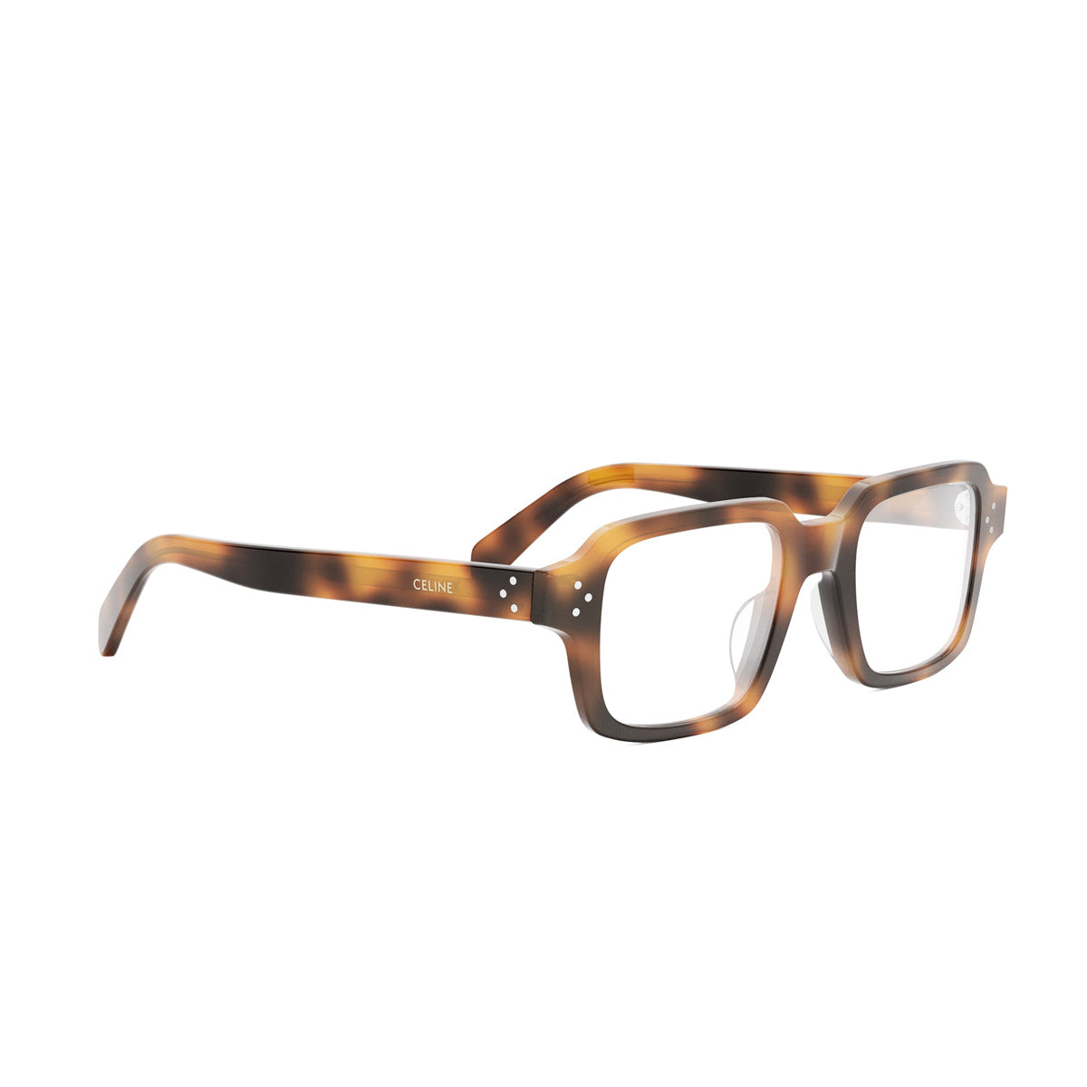 CL50144U Celine 3 Dots HD 053 Light Havana Marrone Acetate Occhiali Da Vista