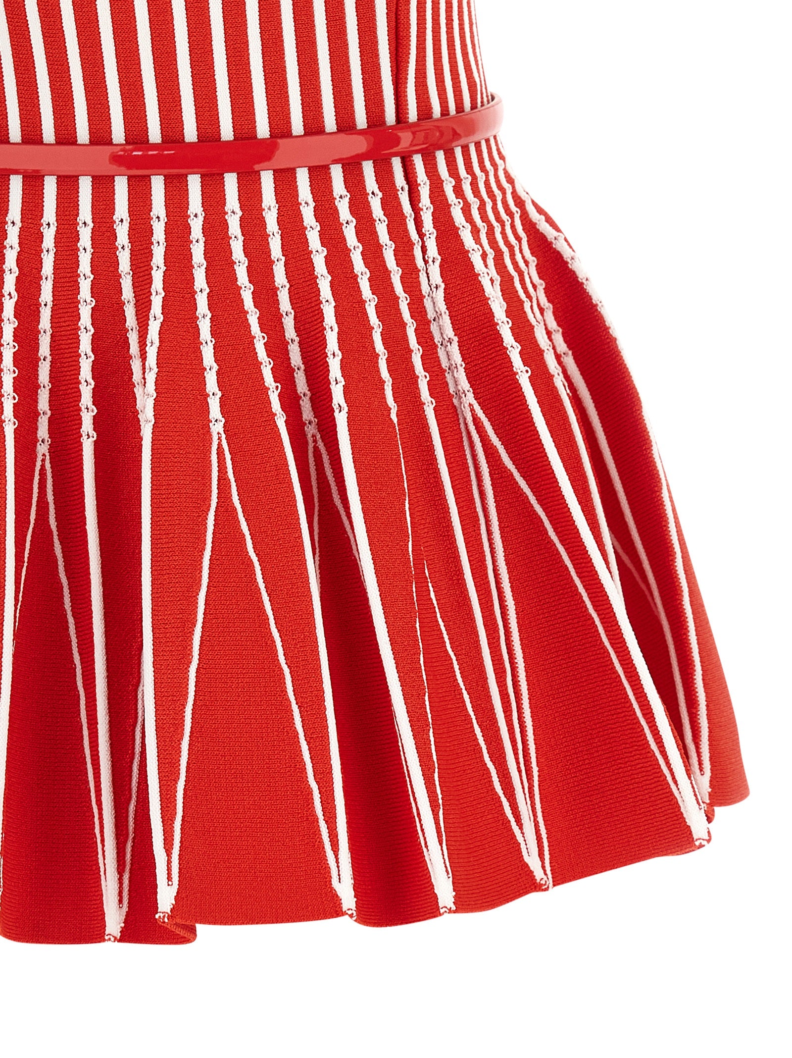 Tricot top Red Viscose Polyamide Elastane Tops