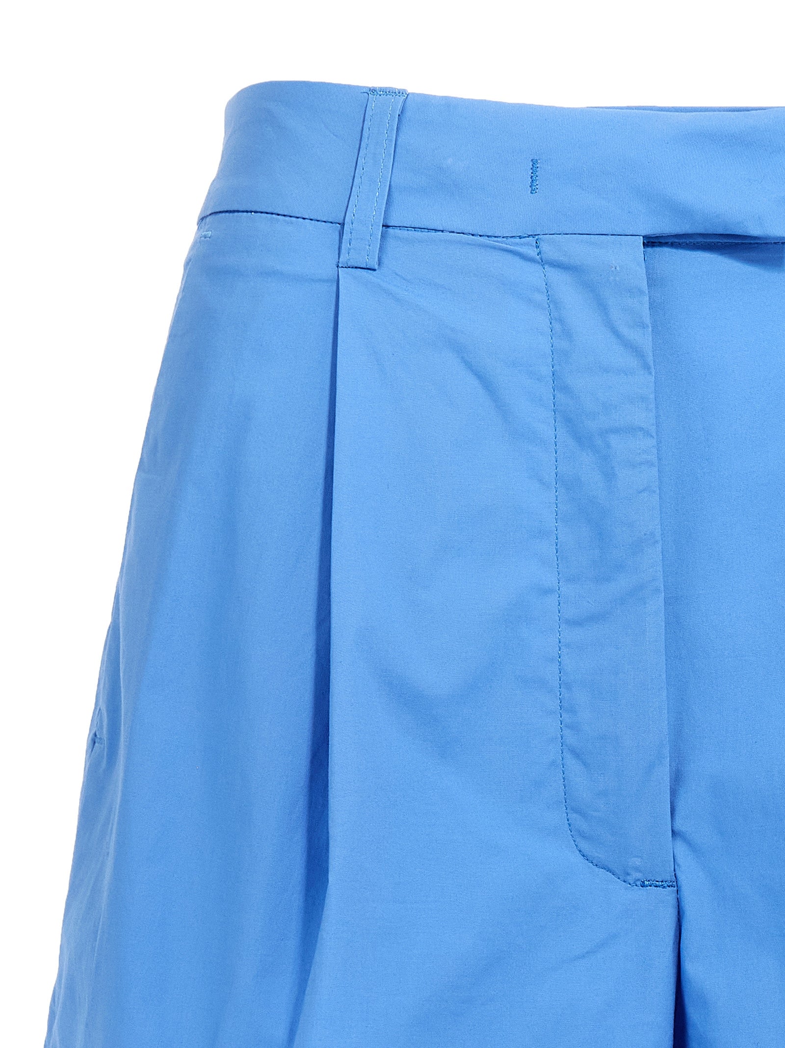 Bea shorts Light Blue Cotton Bermuda