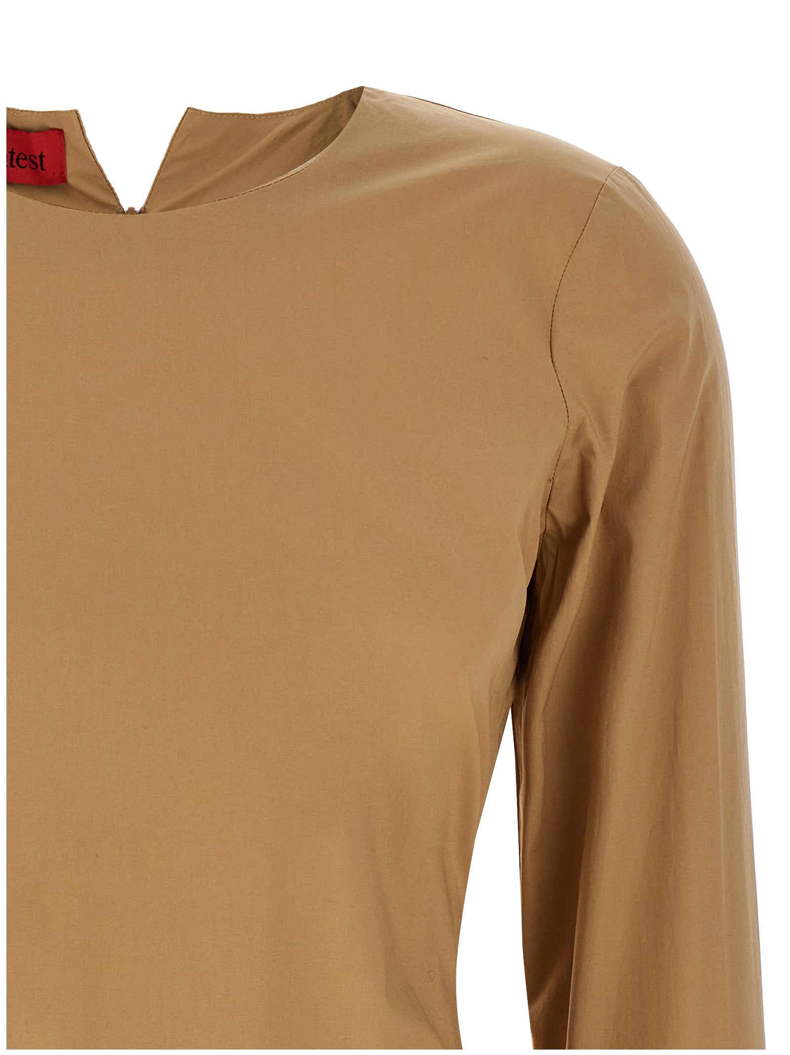 Terry T-shirt Beige Cotton