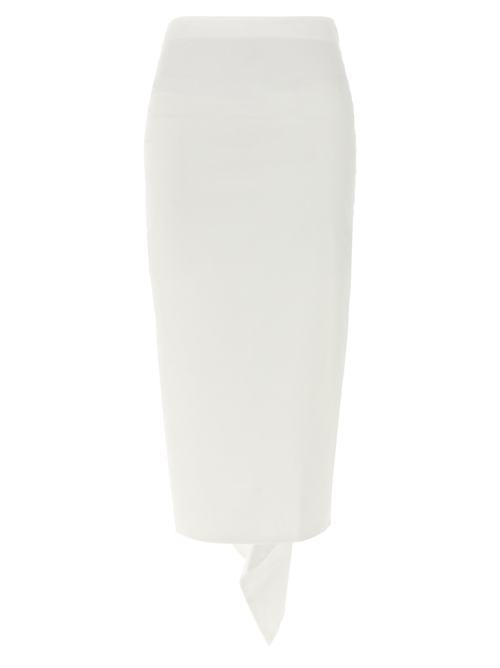 Longuette skirt White Cotton