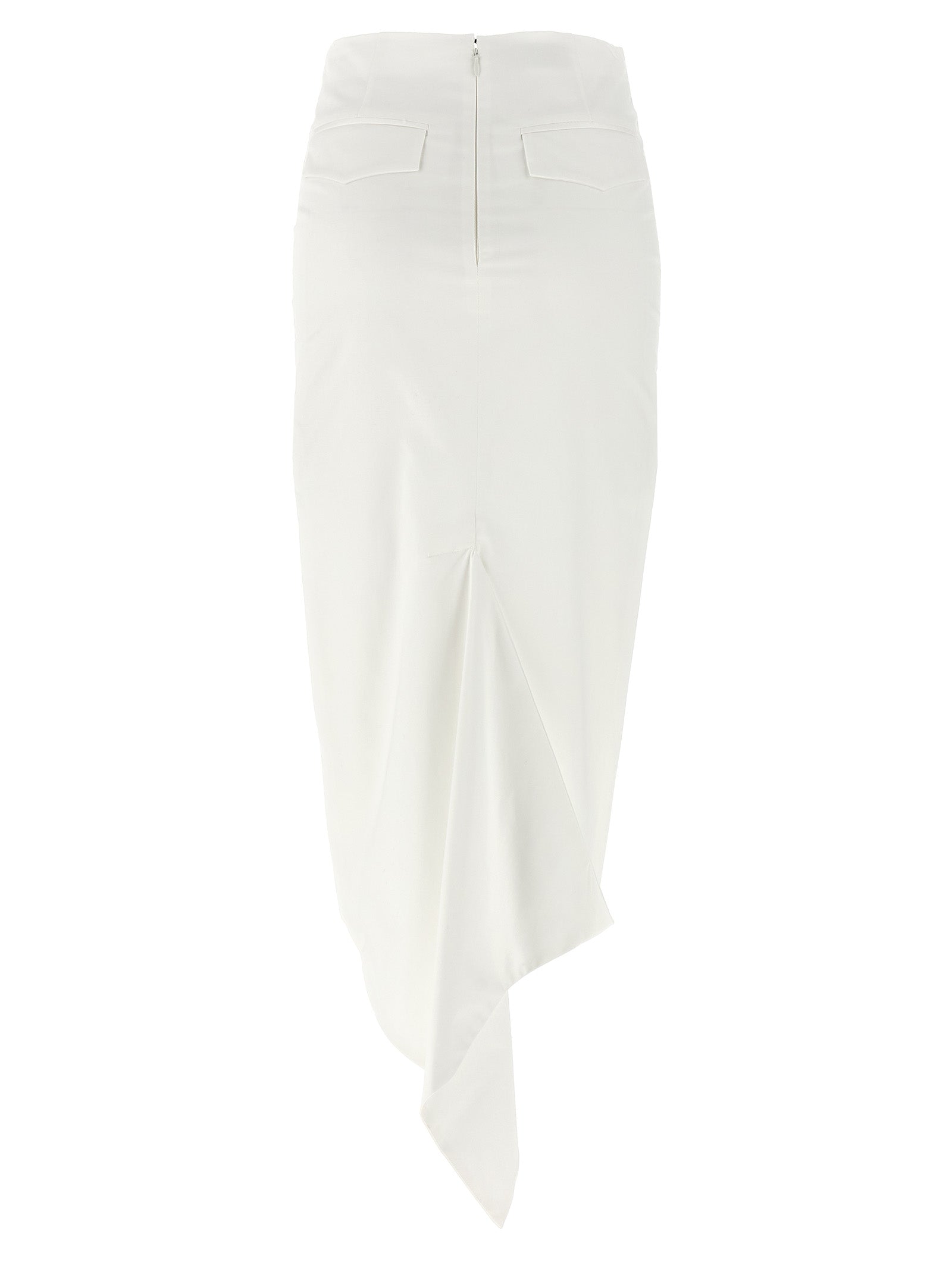 Longuette skirt White Cotton