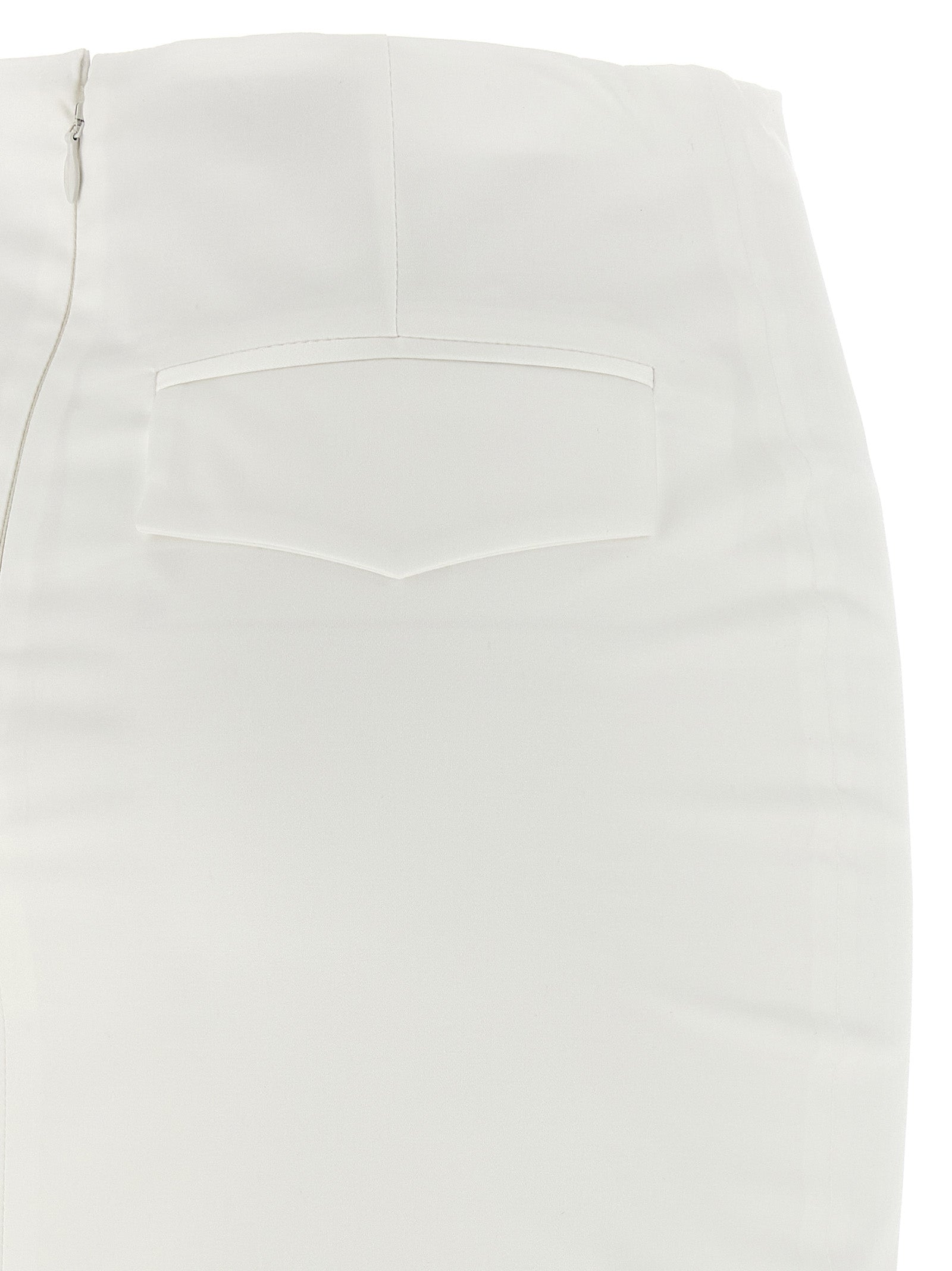 Longuette skirt White Cotton
