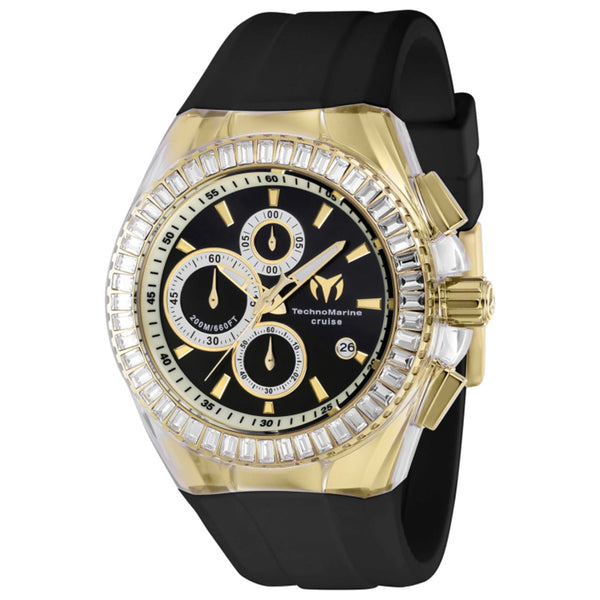 Technomarine Mens Cruise Diamond 45mm Quartz Tm-121155 One Color Watches
