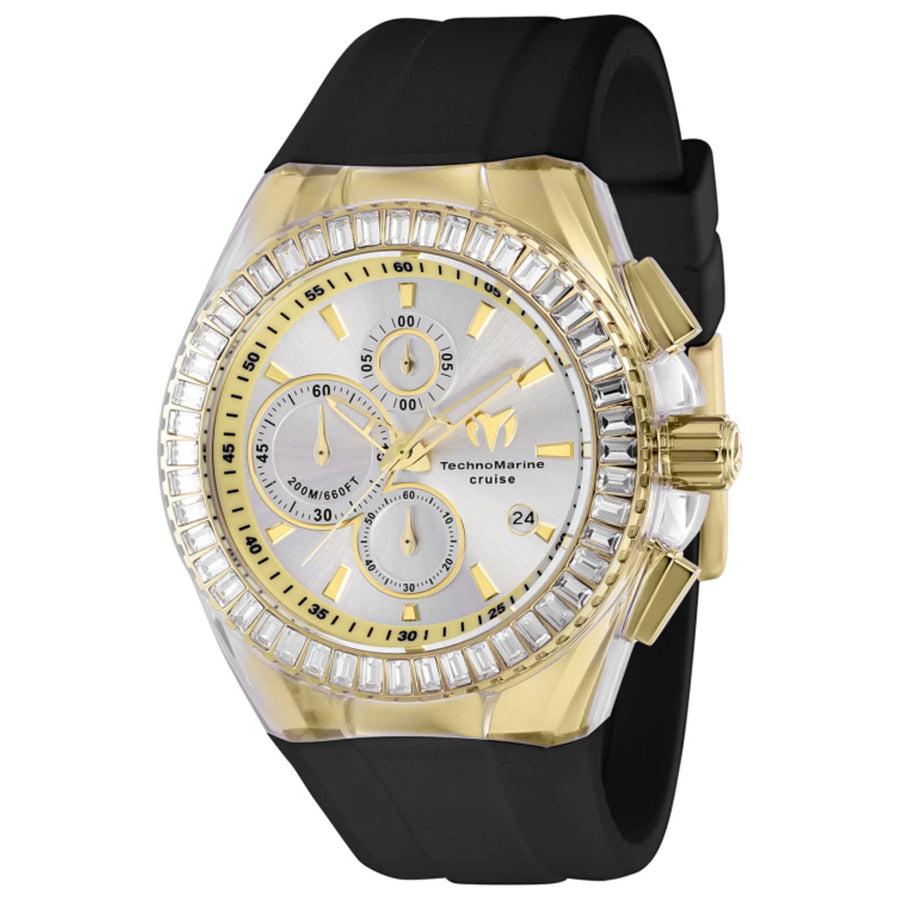Technomarine Mens Cruise Diamond 45mm Quartz Tm-121156 One Color Watches
