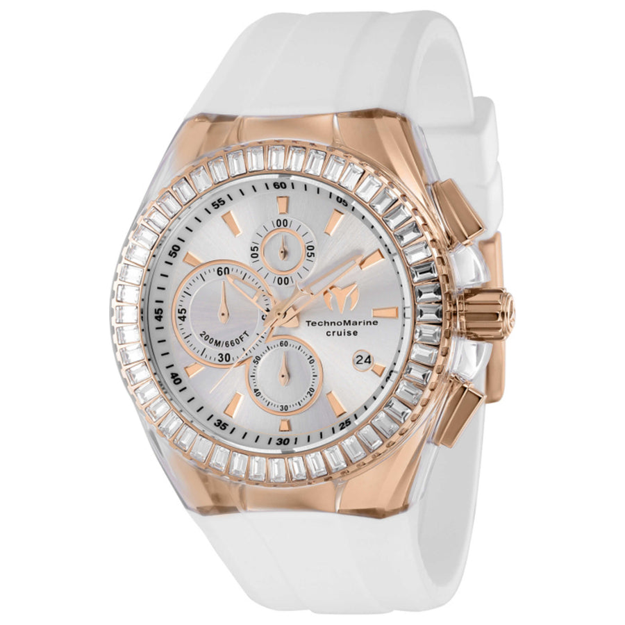 Technomarine Mens Cruise Diamond 45mm Quartz Tm-121161 One Color Watches