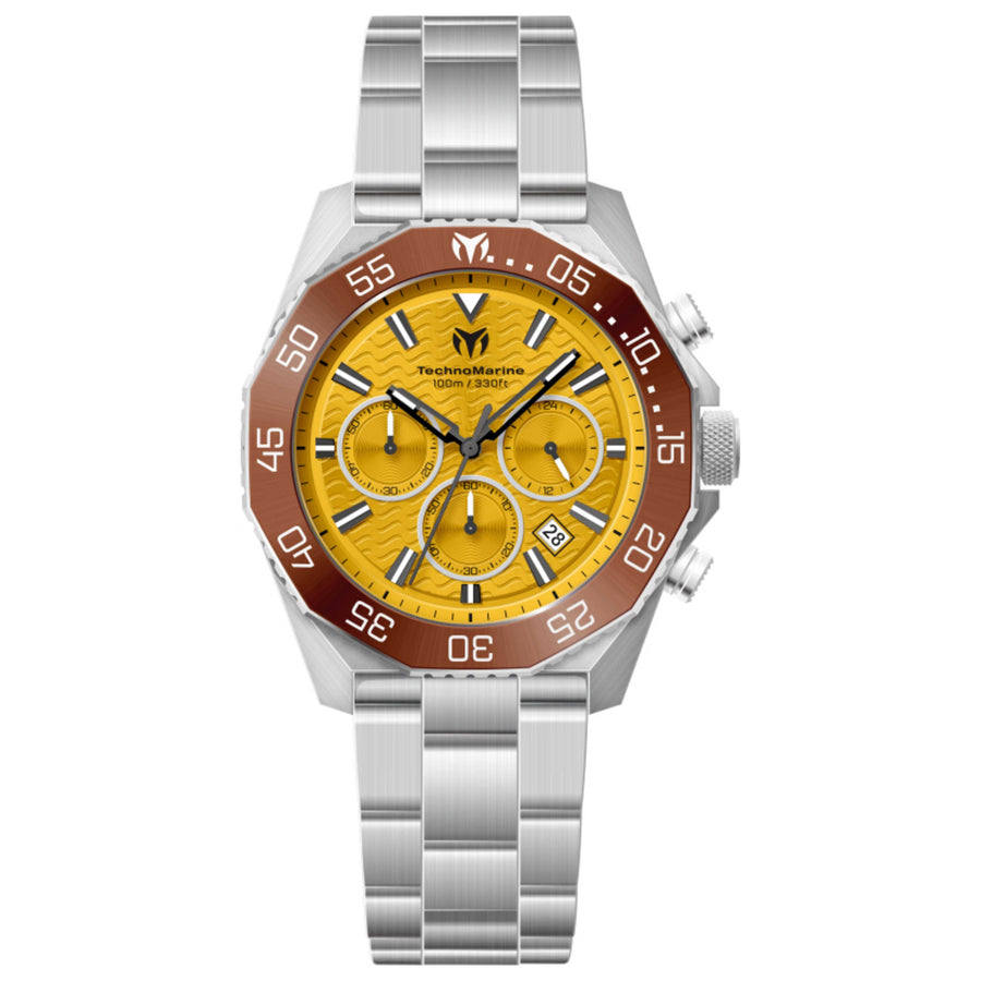 Technomarine Mens Mara Vivo 44mm Quartz Watch Tm-225088 One Color Watches