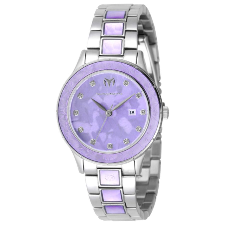 Technomarine Womens Seafoam Glow 33mm Quartz Watch Tm-725055 One Color Watches