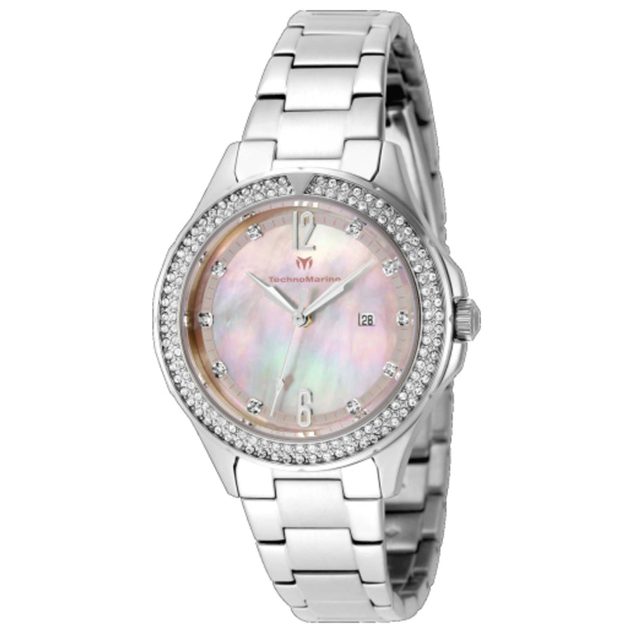 Preloved - Technomarine Womens Luna Tides 33mm Quartz Watch Tm-826013 One Color Watches