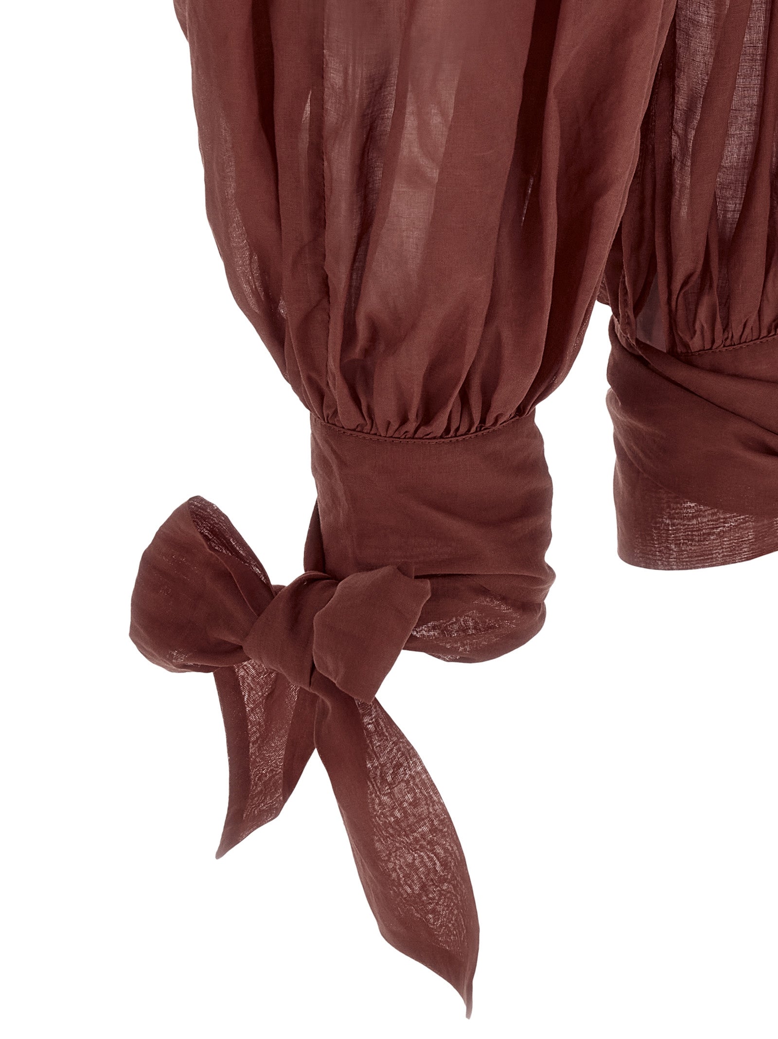 Noor Pants Bordeaux Cotton