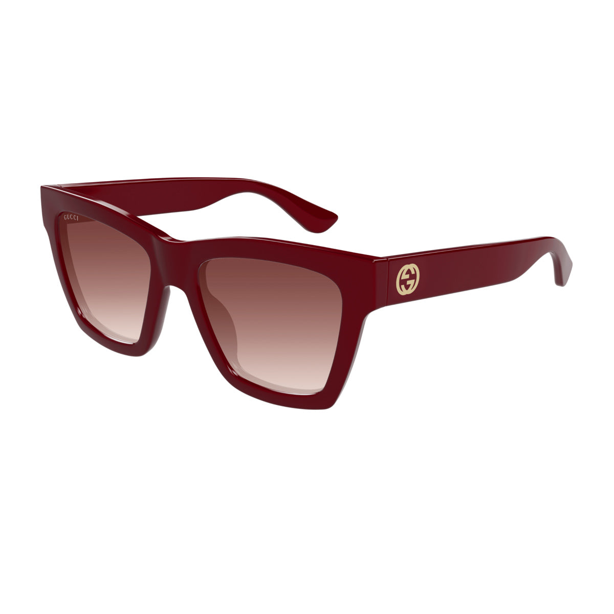 Gucci GG1714S Linea GG Logo 003 Burgundy Red Rosso Acetate Occhiali Da Sole