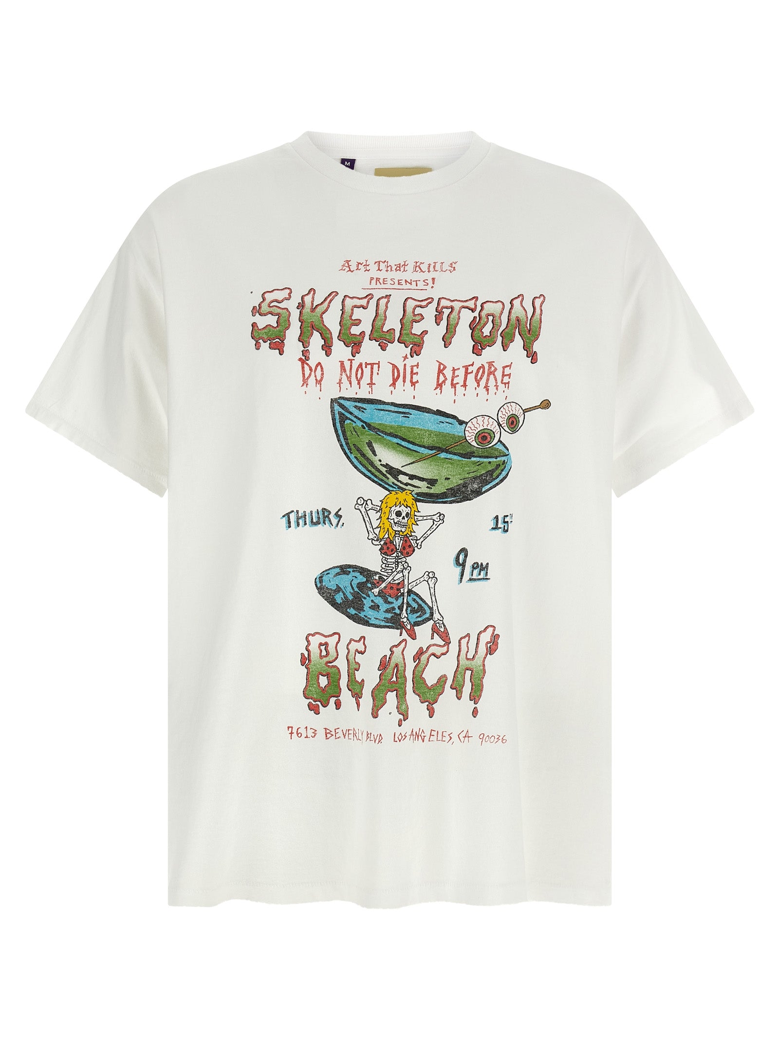 Dont Die T-Shirt White Cotton