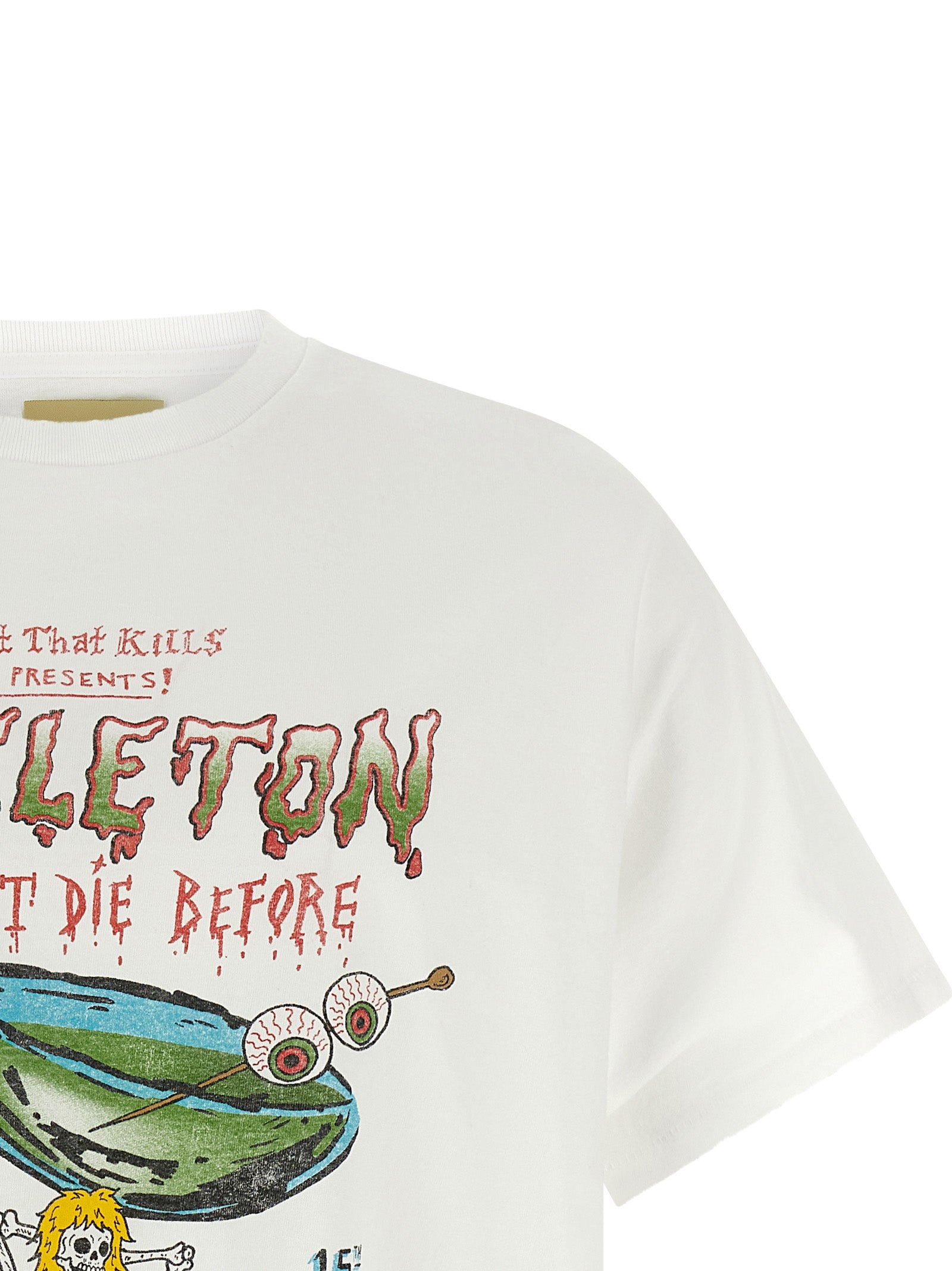Dont Die T-Shirt White Cotton