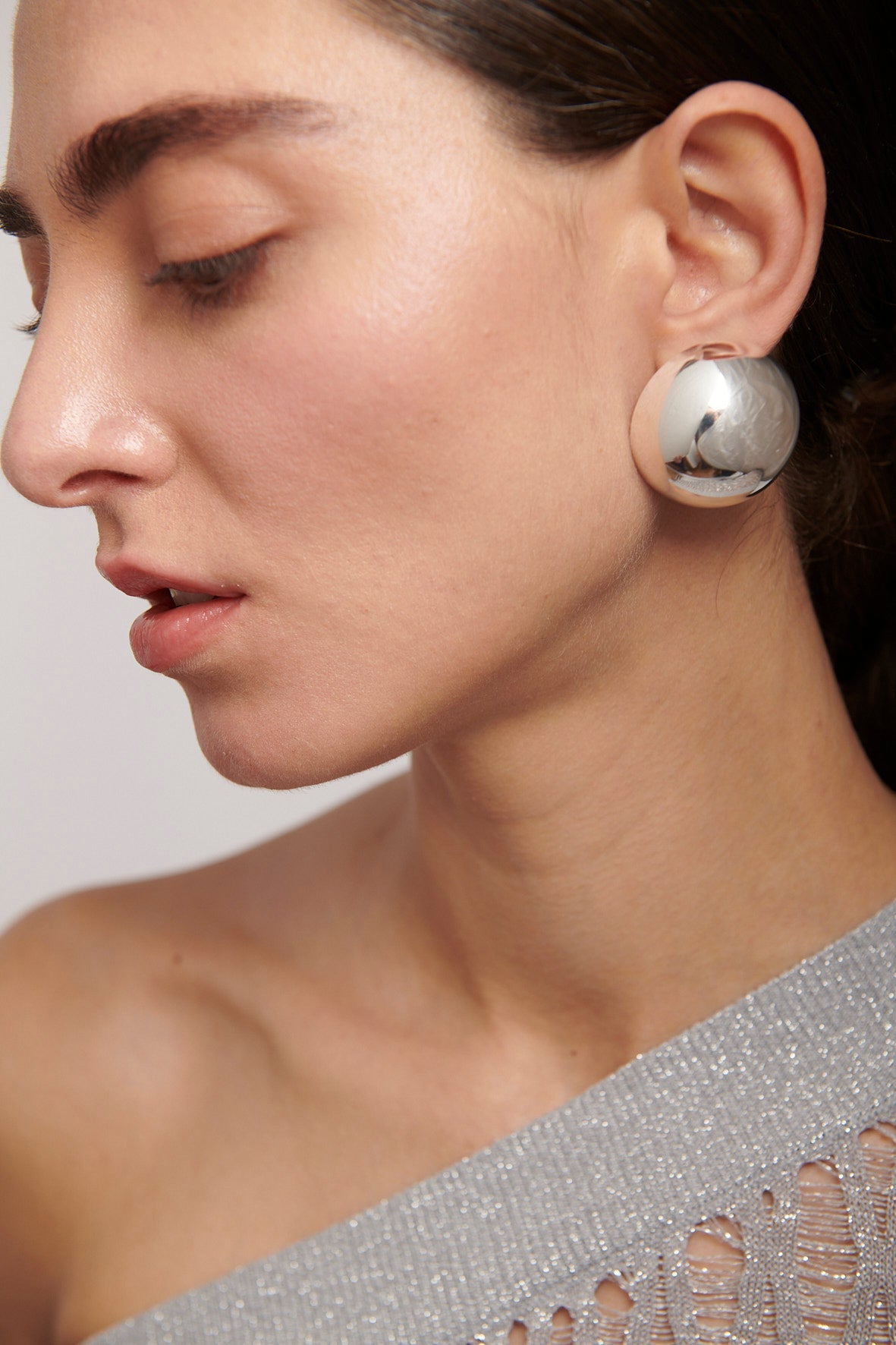 Earring Luna Silver __single__ Earrings