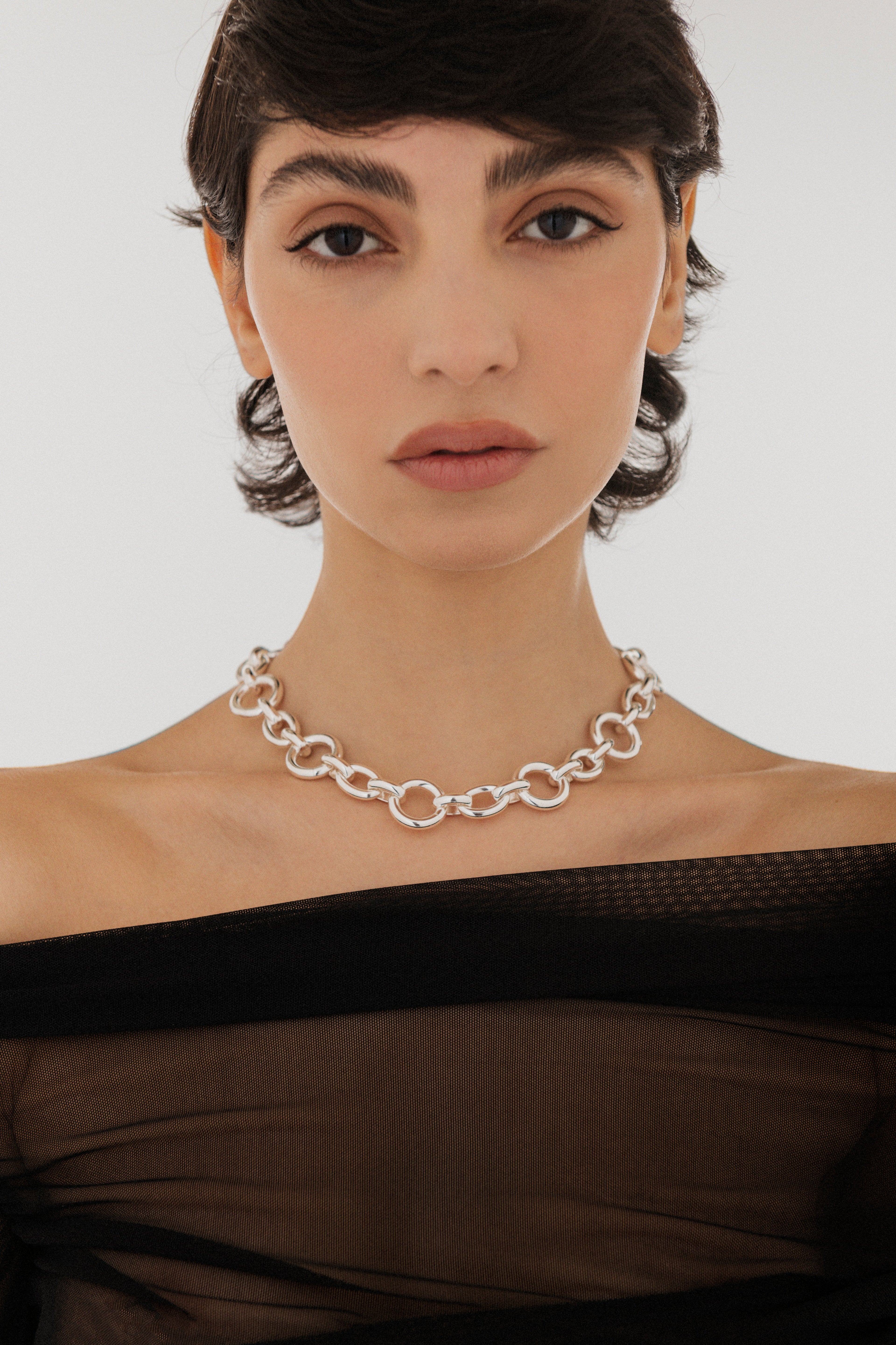 Lace Charlotte Silver __single__ Necklaces