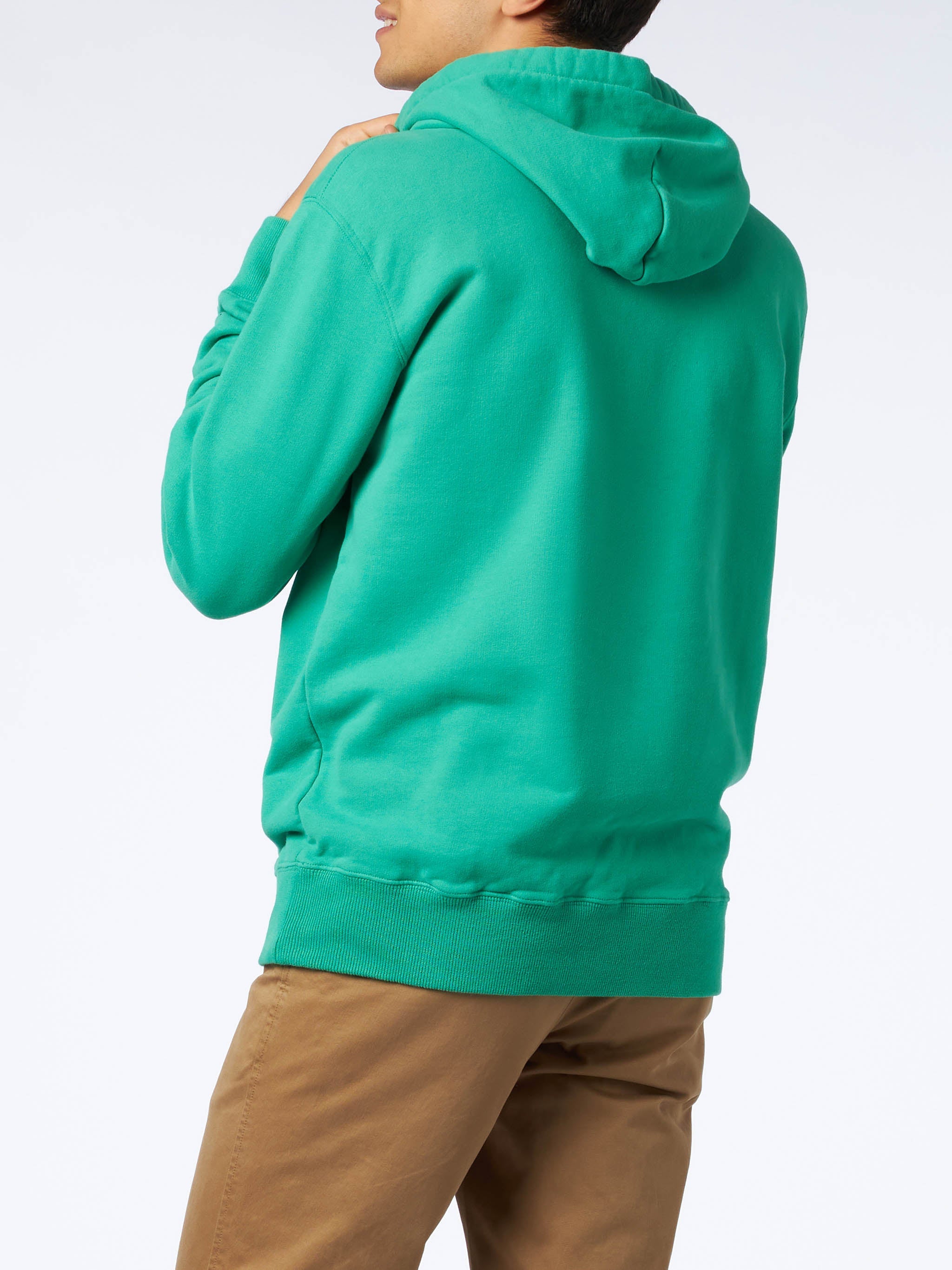 Cotton Hoodie With St. Barth Padel Team Print Green Sweatshirt