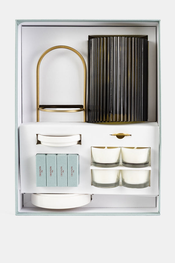 Trudon Wax diffuser set in cream