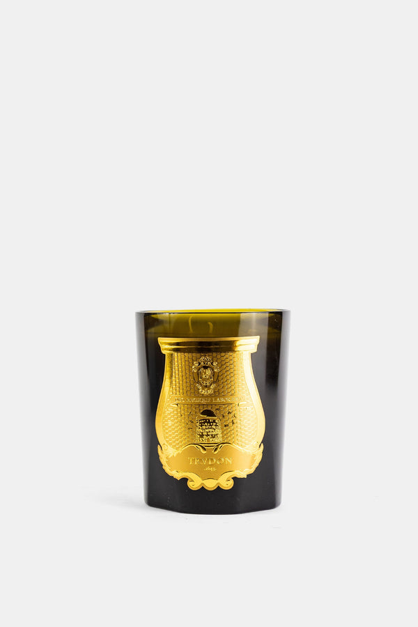 Trudon Blown glass candle in black