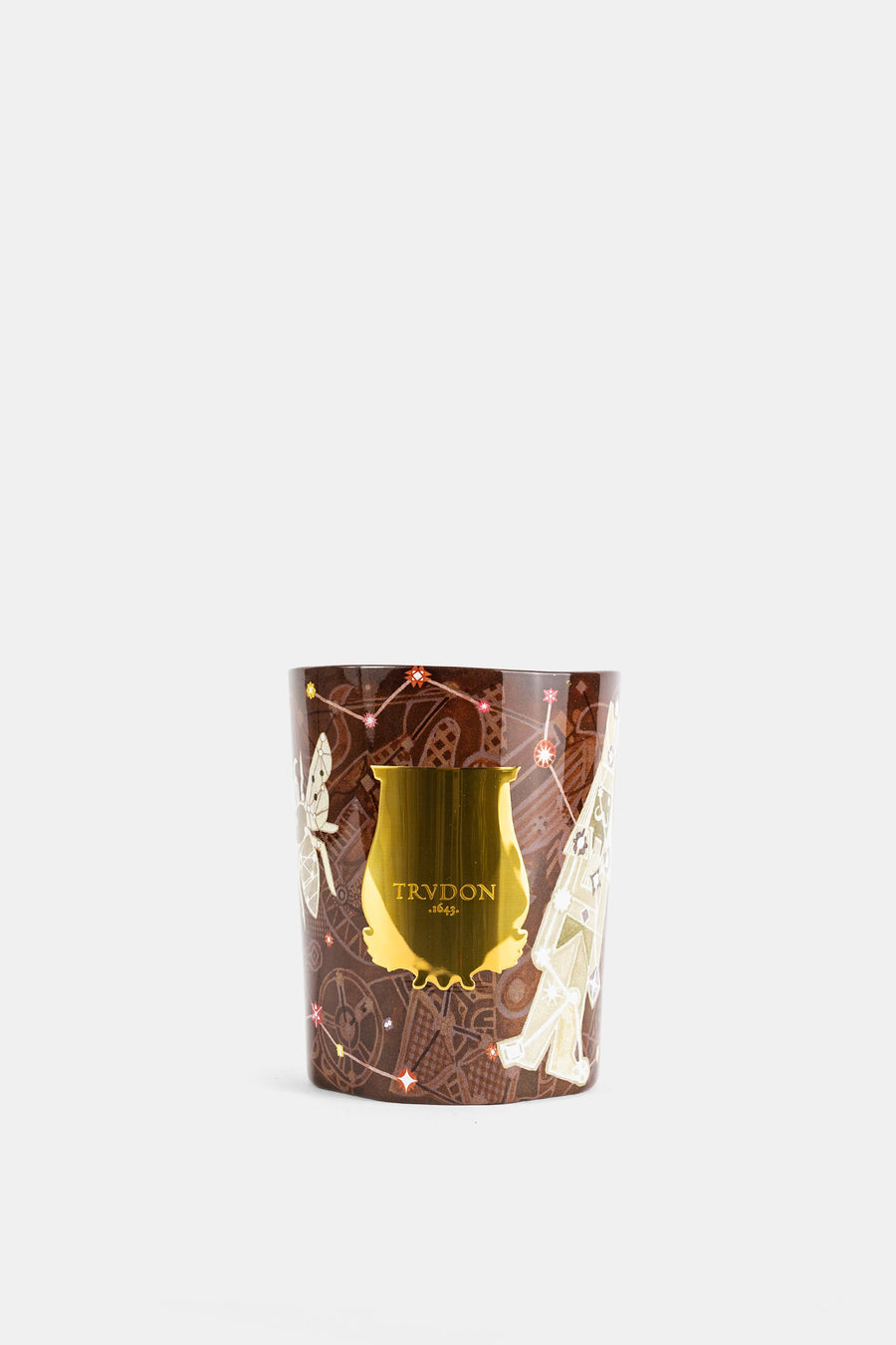 Trudon Wax (unspecified) candle in brown