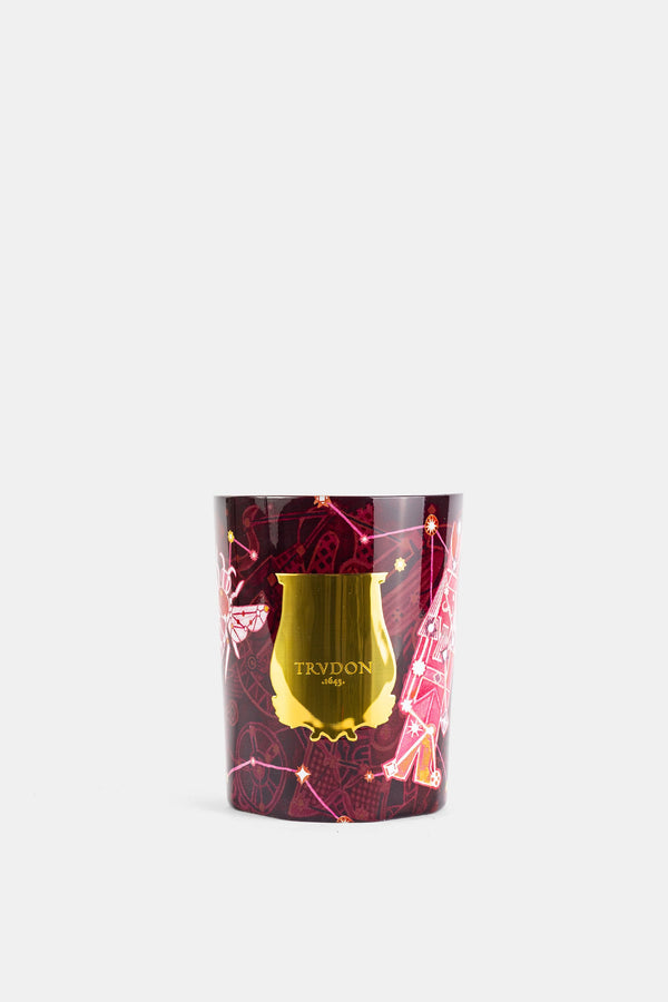 Trudon Wax (composition not specified) candle in red