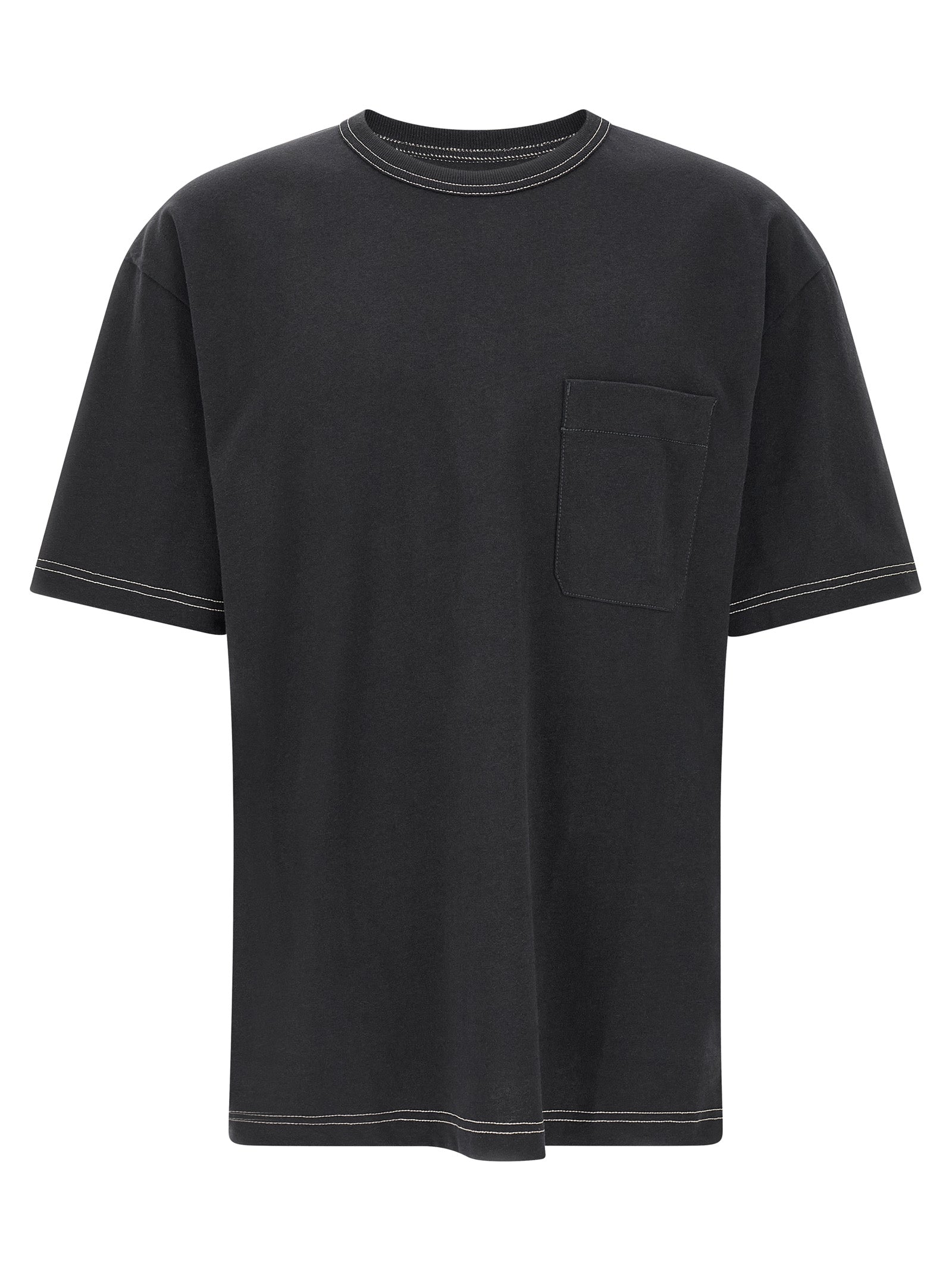 Boxy T-shirt Blue Cotton