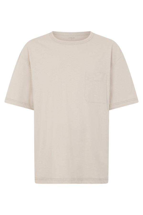 T-Shirt Cotton-Linen Beige T-shirts