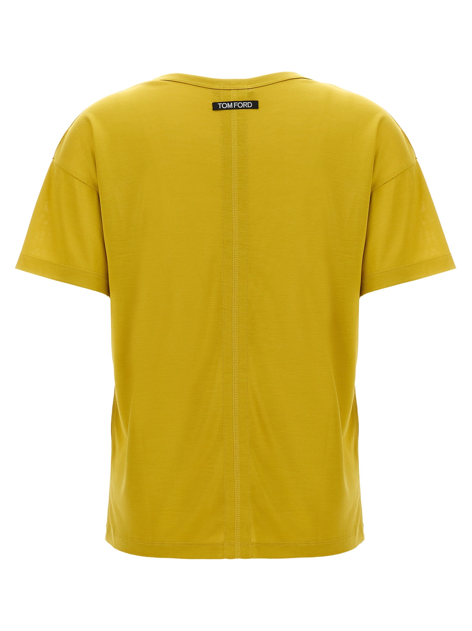 Silk t-shirt Yellow