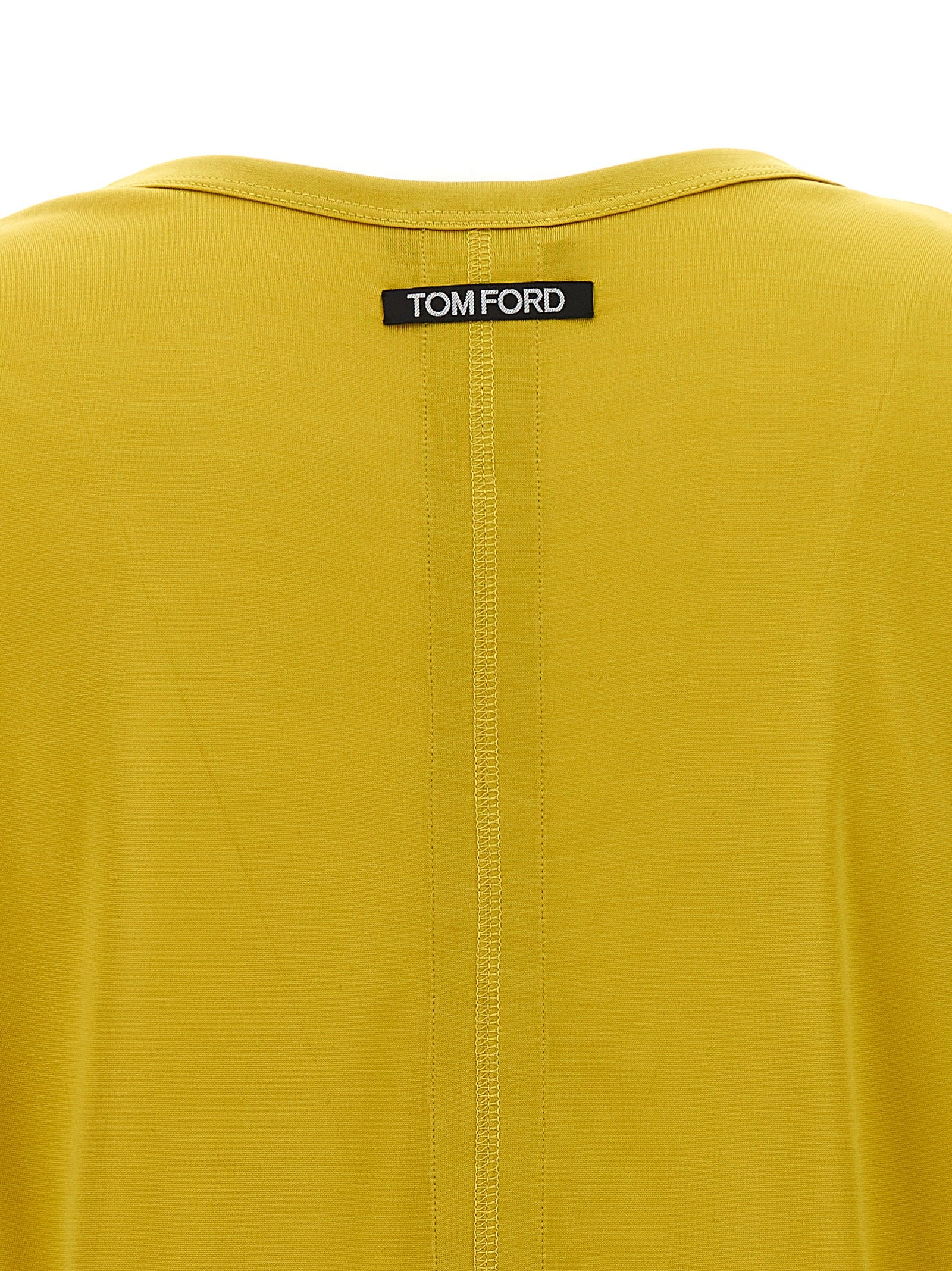 Silk t-shirt Yellow