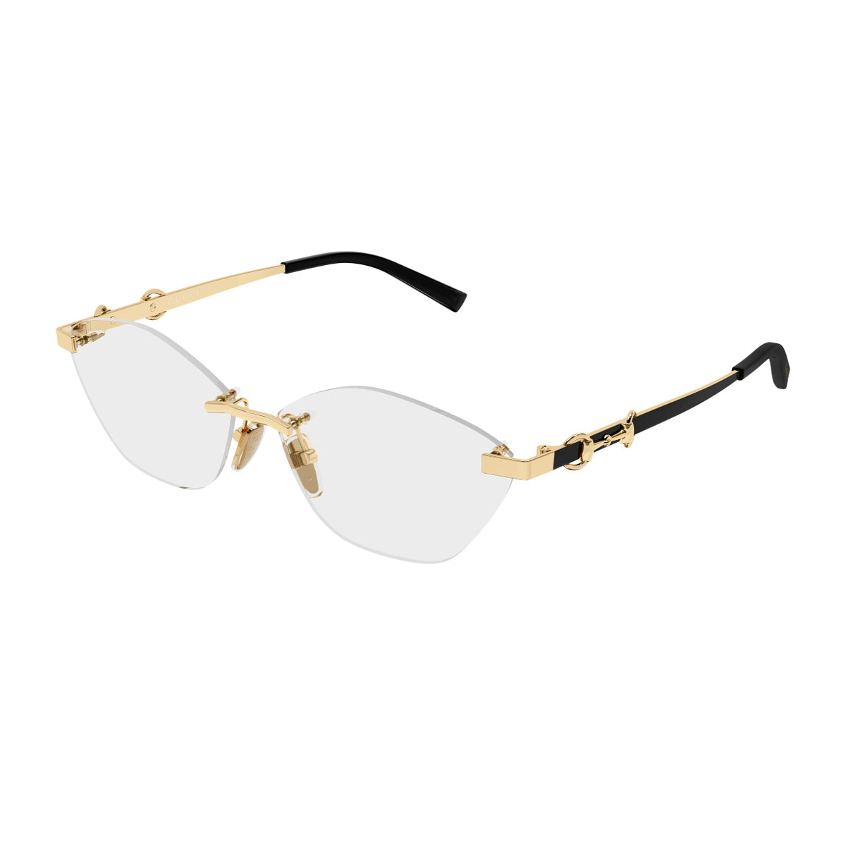 Gucci GG2050O Linea Sign 001 Gold Black Oro Metal Occhiali Da Vista