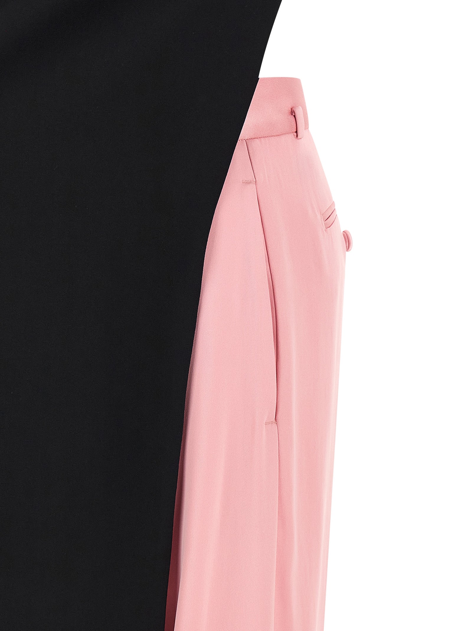 Double Georgette Jumpsuit Silk Elastane Jumpsuits