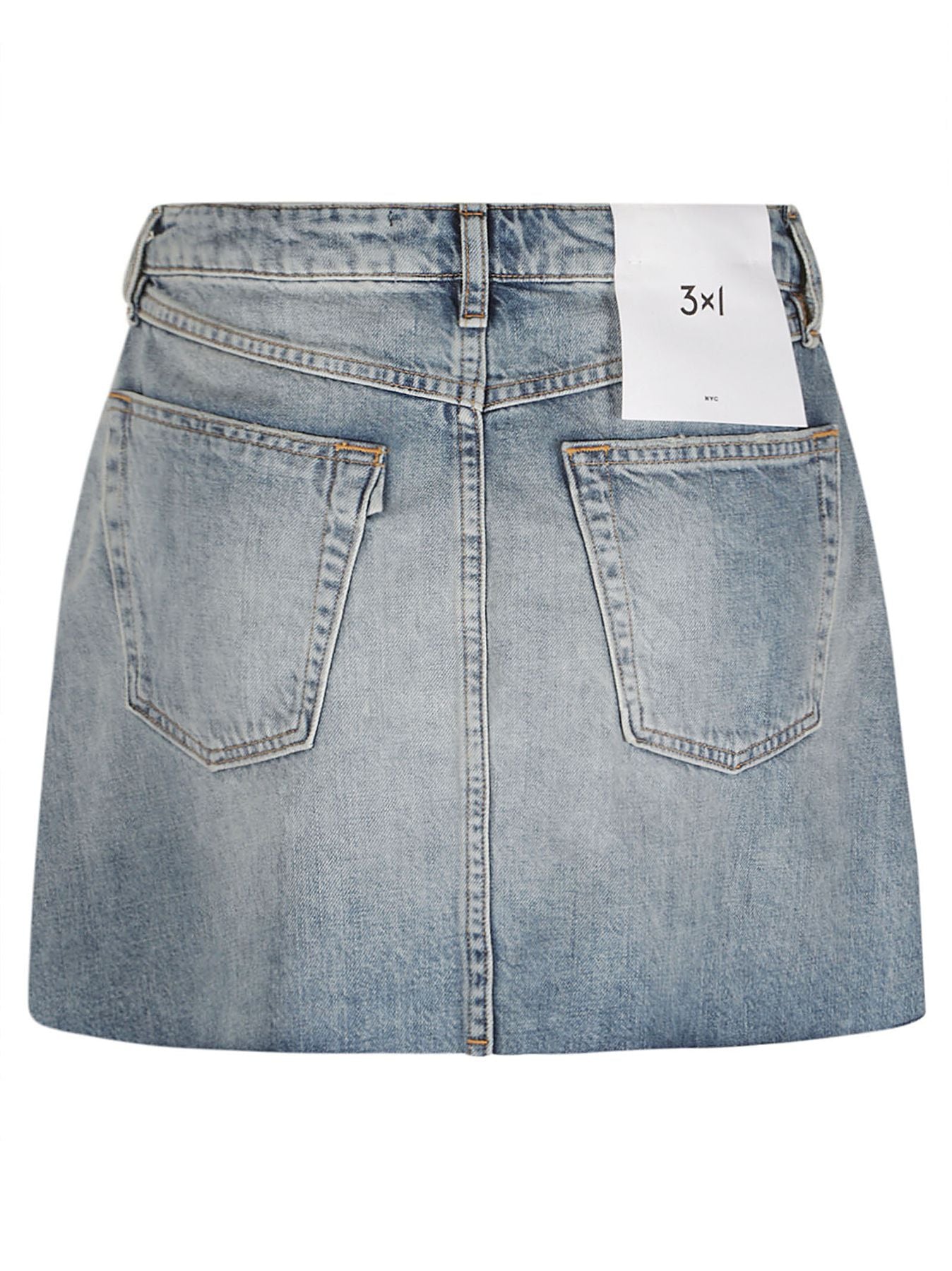 31-WS7B02-DR01RG Blu Cotton Gonna