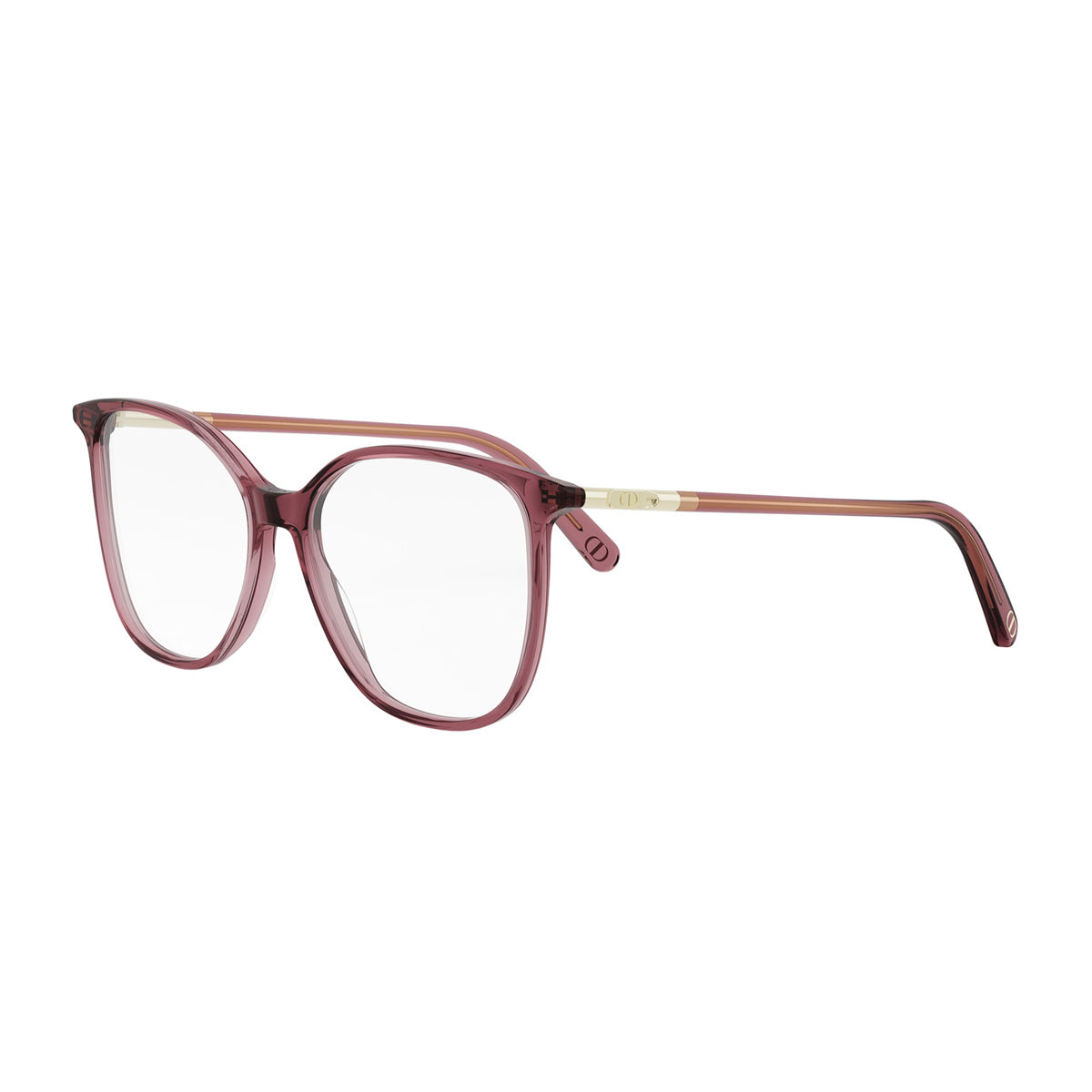 MINI CD O B6I 3500 Transparent Bordeaux Rosso Acetate Occhiali Da Vista