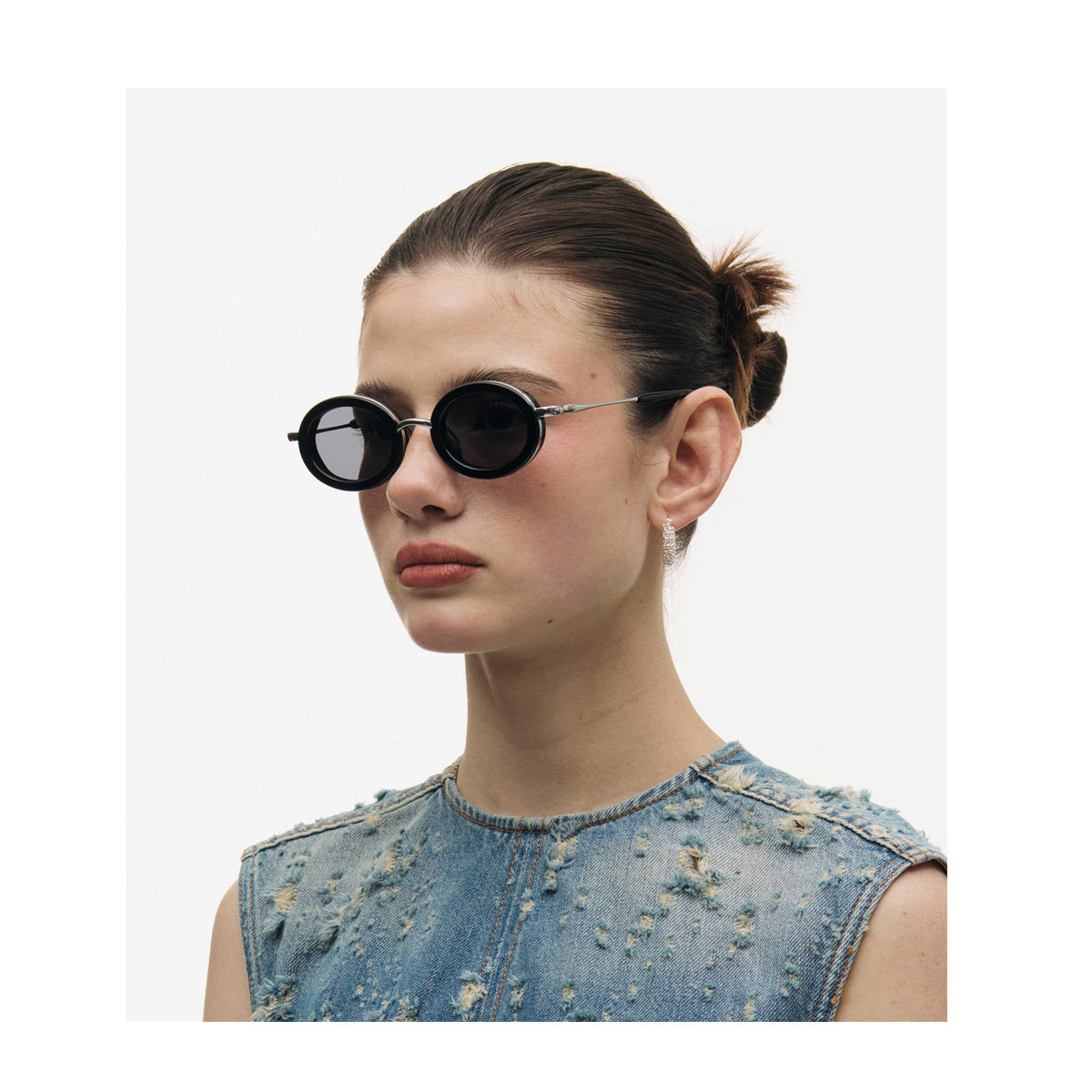 Projekt Produkt P12 HMCC5 C1WG Black White Gold Nero Acetate/metal Occhiali Da Sole