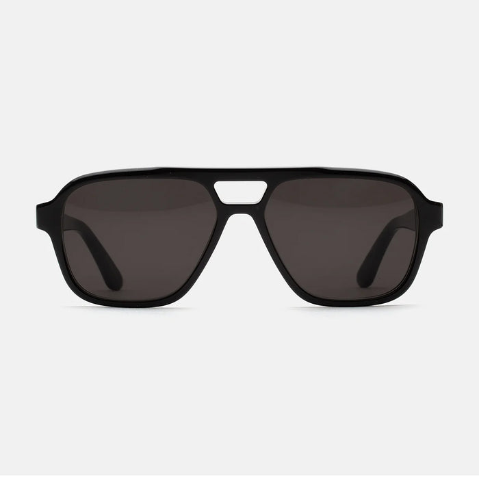 Retrosuperfuture MANEVAL BLACK Nero Acetate Occhiali Da Sole