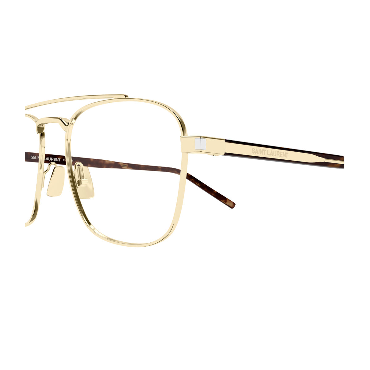 Saint Laurent SL 665 Linea Naked Wirecore Thin 003 Gold Crystal Oro Metal /resin Occhiali Da Vista